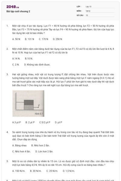 Bài tập cuối chương 2