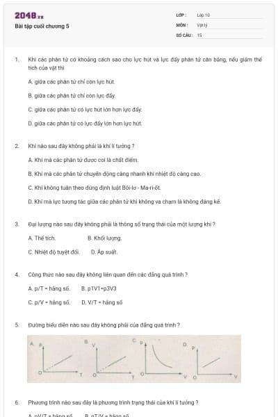 Bài tập cuối chương 5