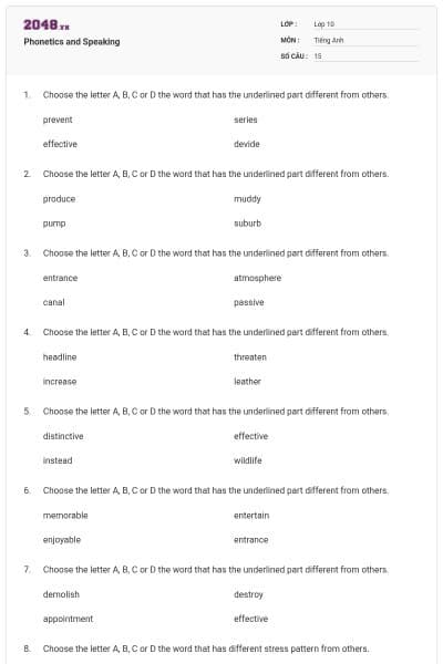 Phonetics and Speaking
