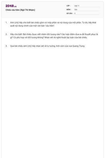 Chiếu cầu hiền (Ngô Thì Nhậm)