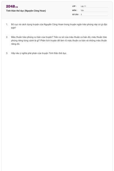 Tinh thần thể dục (Nguyễn Công Hoan)