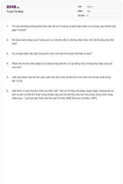 Từ ấy (Tố Hữu)