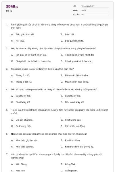 Đề 12