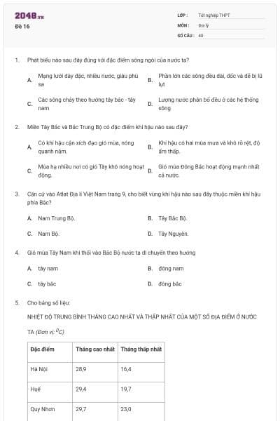 Đề 16
