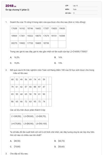 Ôn tập chương V (phần 2)