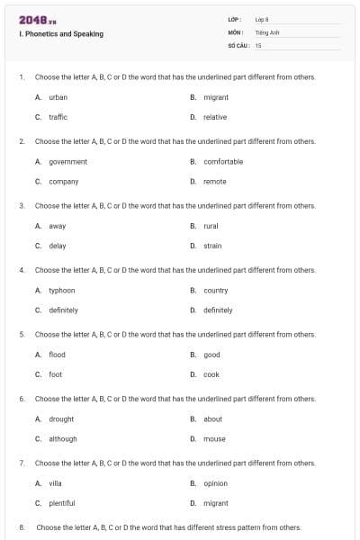 I. Phonetics and Speaking