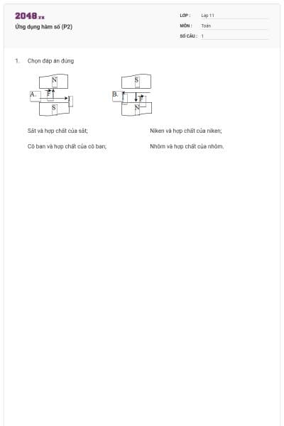 Ứng dụng hàm số (P2)