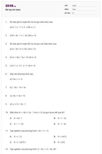 Bài tập rèn luyện