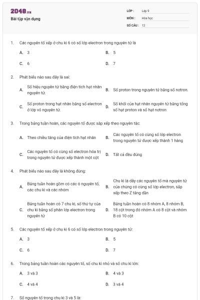 Bài tập vận dụng