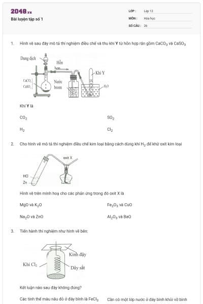 Bài luyện tập số 1
