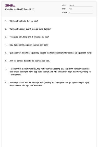 (Ngữ liệu ngoài sgk) Xing nhã (2)