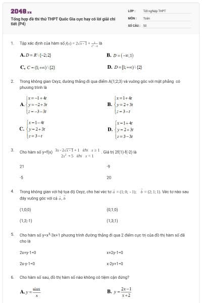 Tổng hợp đề thi thử THPT Quốc Gia cực hay có lời giải chi tiết (P4)
