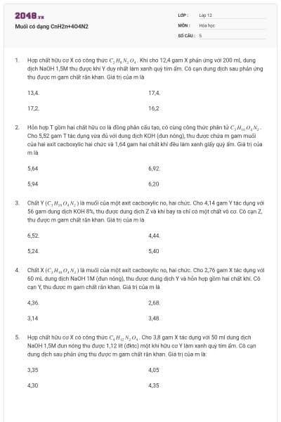 Muối có dạng CnH2n+4O4N2