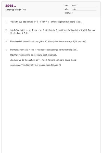 Luyện tập trang 51-52