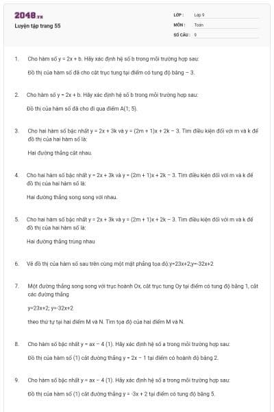 Luyện tập trang 55