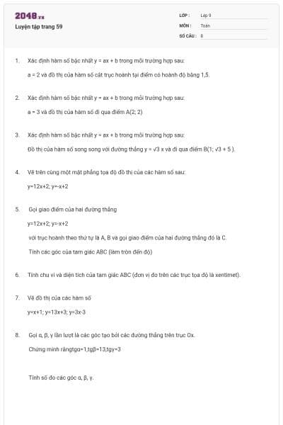 Luyện tập trang 59