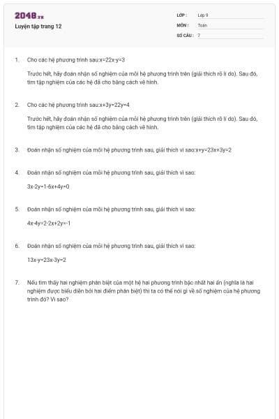 Luyện tập trang 12