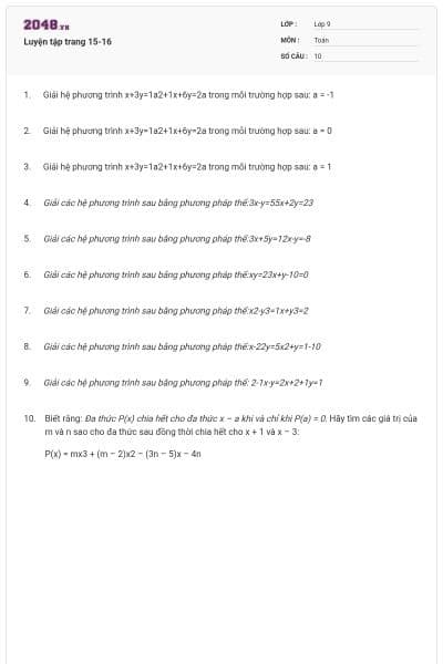 Luyện tập trang 15-16