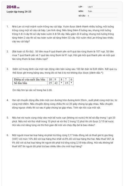 Luyện tập trang 24-25