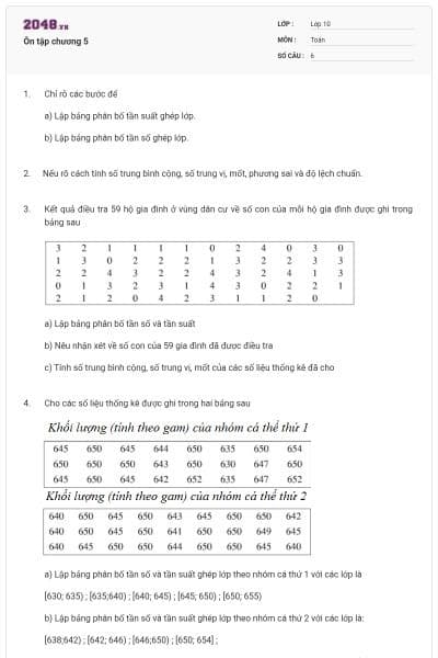 Ôn tập chương 5