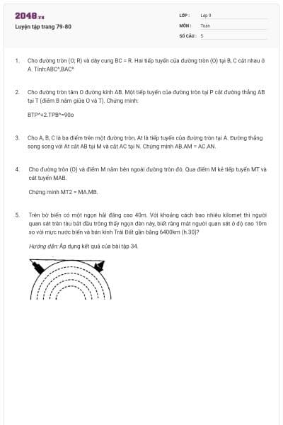 Luyện tập trang 79-80