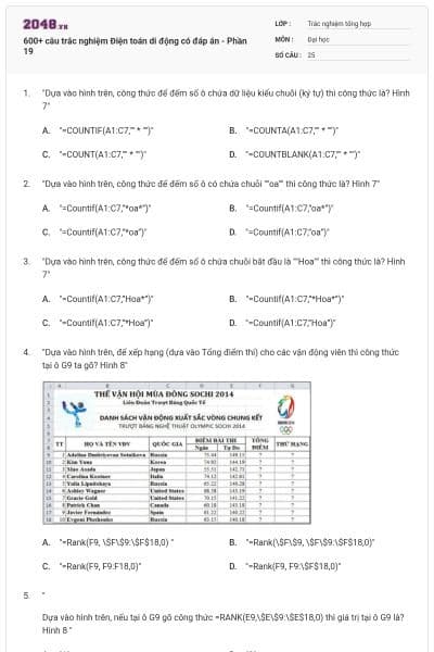 600+ câu trắc nghiệm Điện toán di động có đáp án - Phần 19