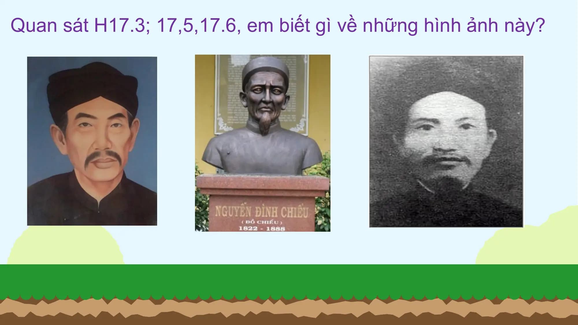 Quan sát H17.3; 17,5,17.6, em biết gì về những hình ảnh này?