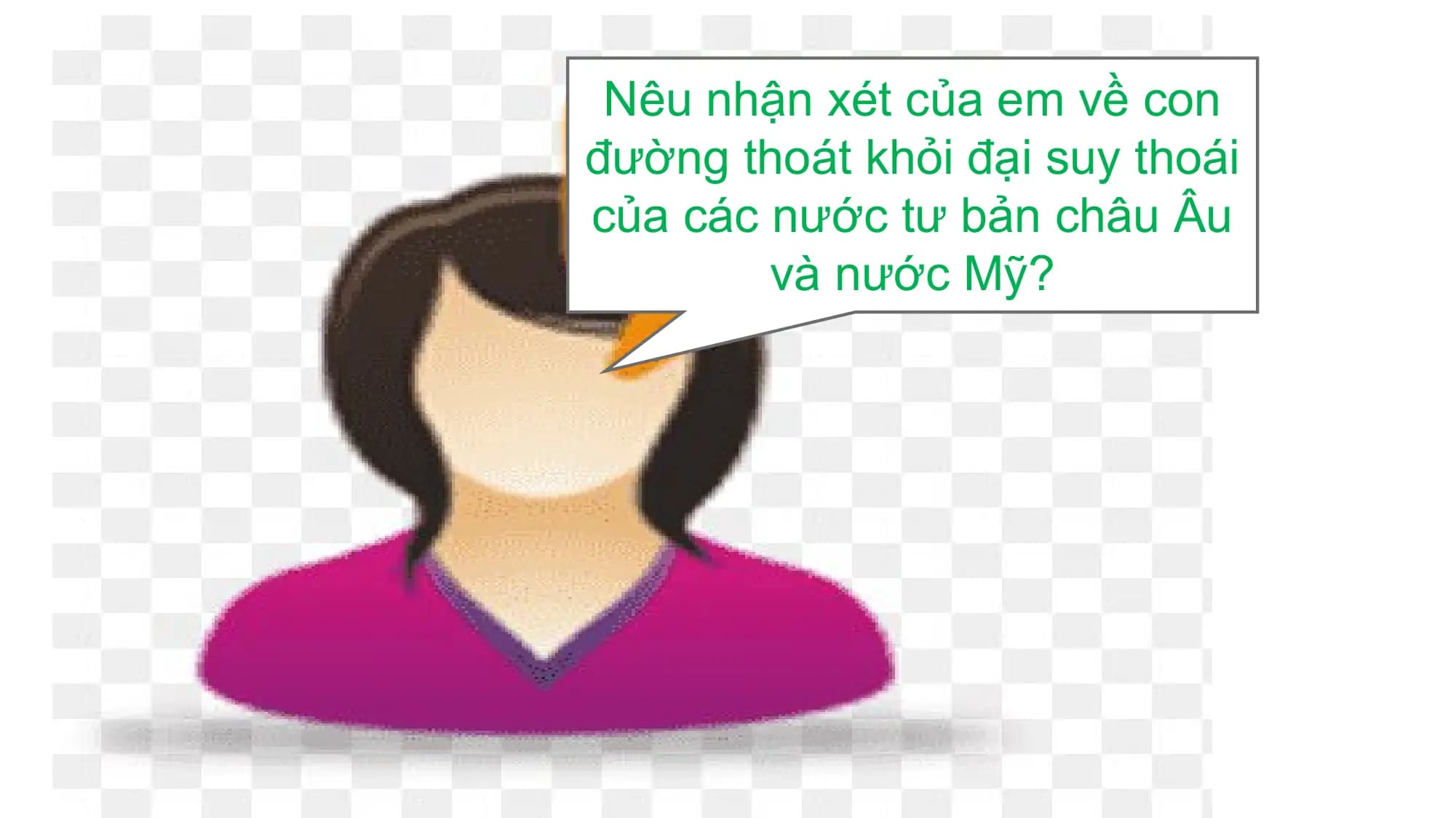 Nêu nhận xét của em về con
đường thoát khỏi đại suy thoái
của các nước tư bản châu Âu
và nước Mỹ?