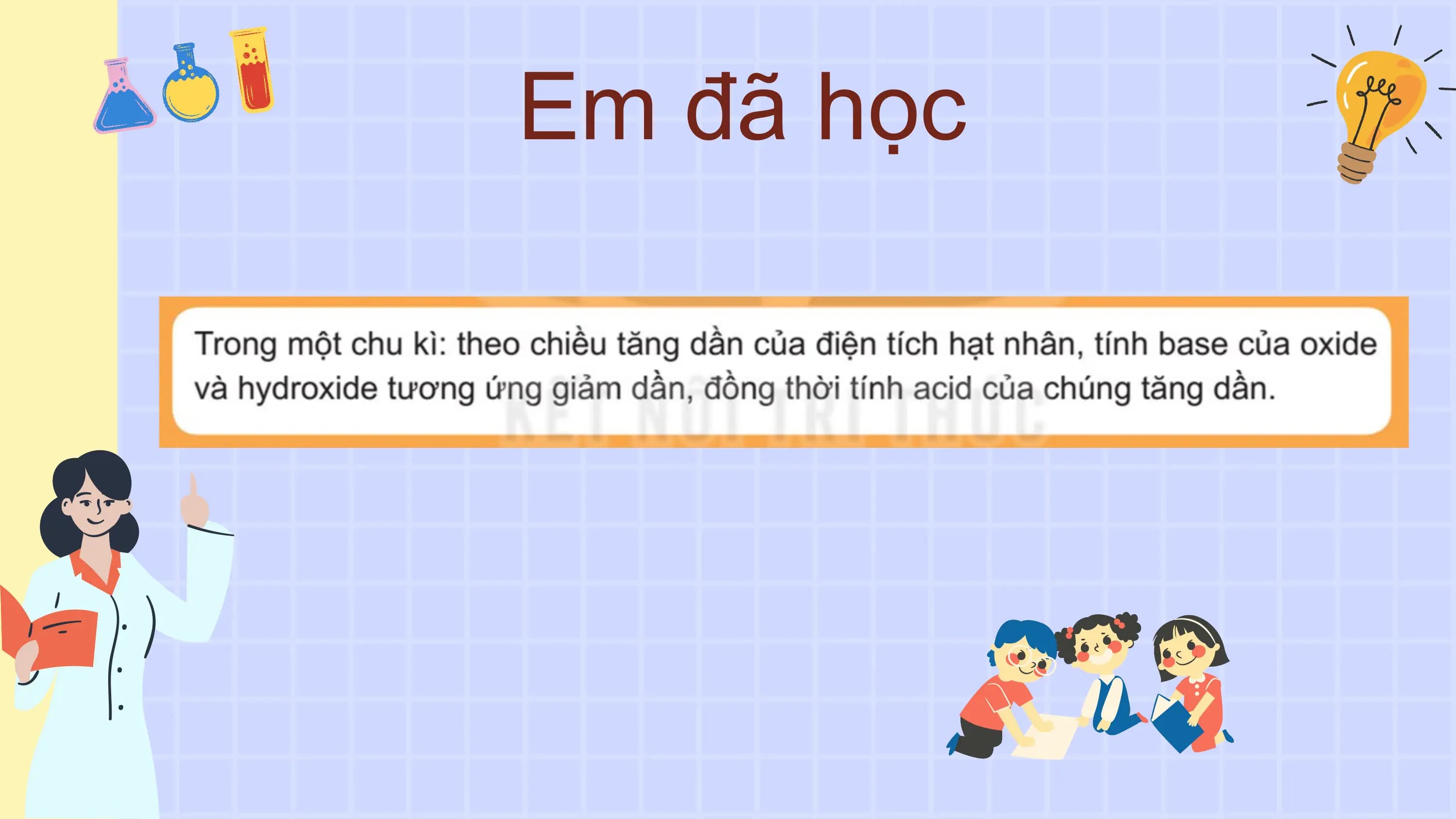 Em đã học