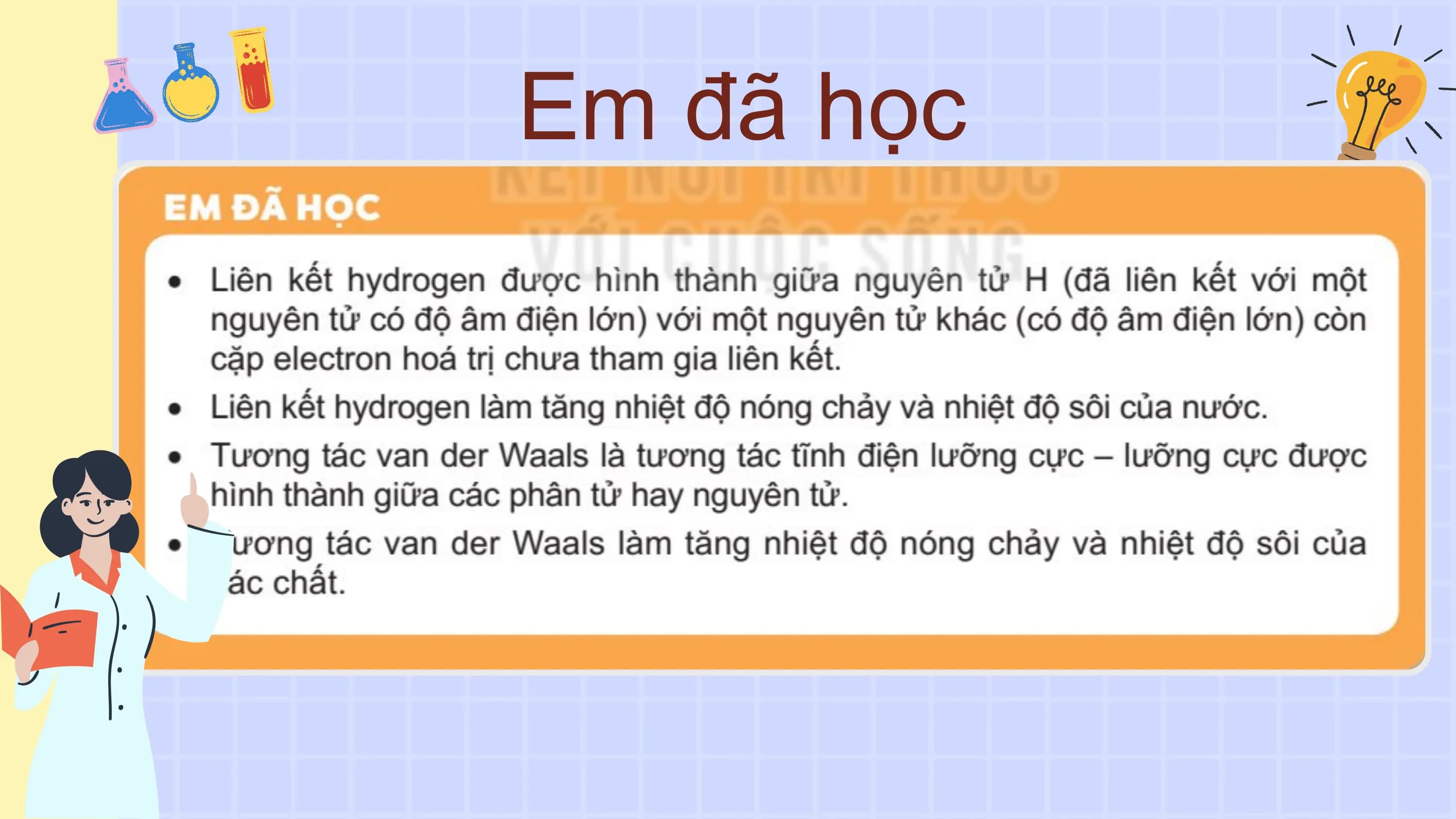 Em đã học