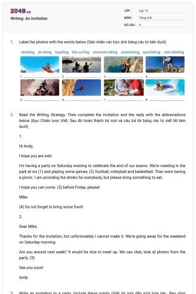 Writing: An invitation