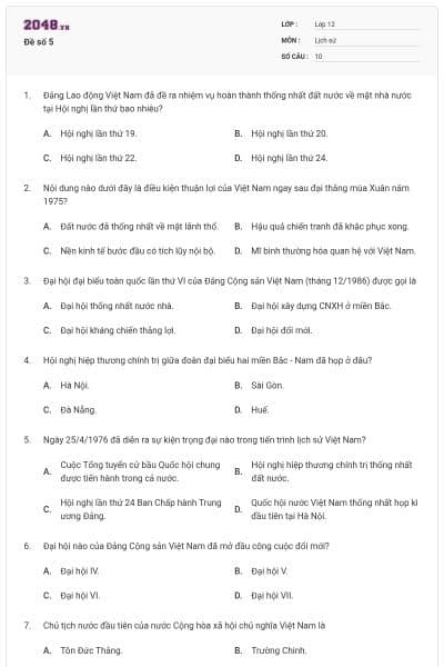 Đề số 5