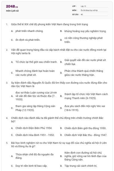 môn Lịch sử
