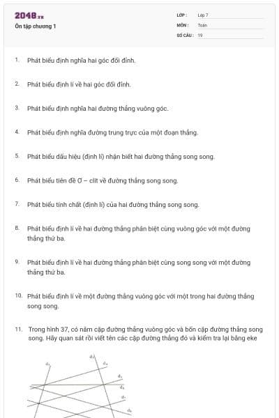 Ôn tập chương 1