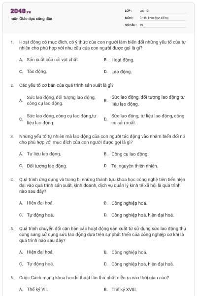 môn Giáo dục công dân