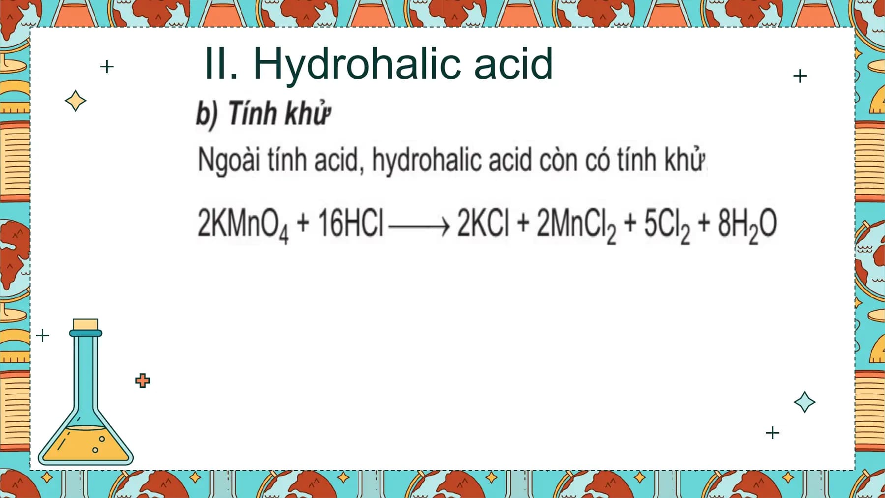 II. Hydrohalic acid