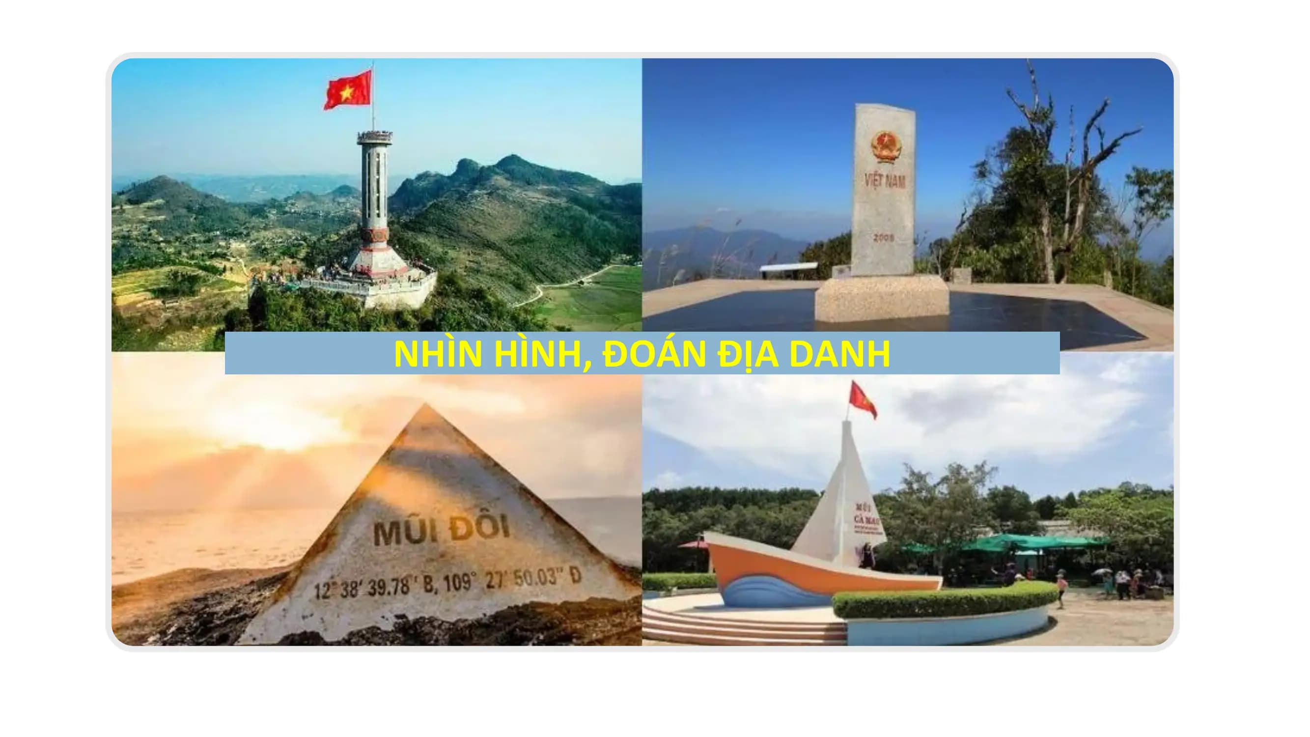 NHÌN HÌNH, ĐOÁN ĐỊA DANH